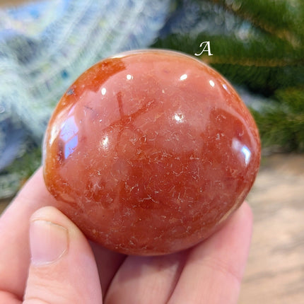 Orange Carnelian Tumbled Stones - Variant A