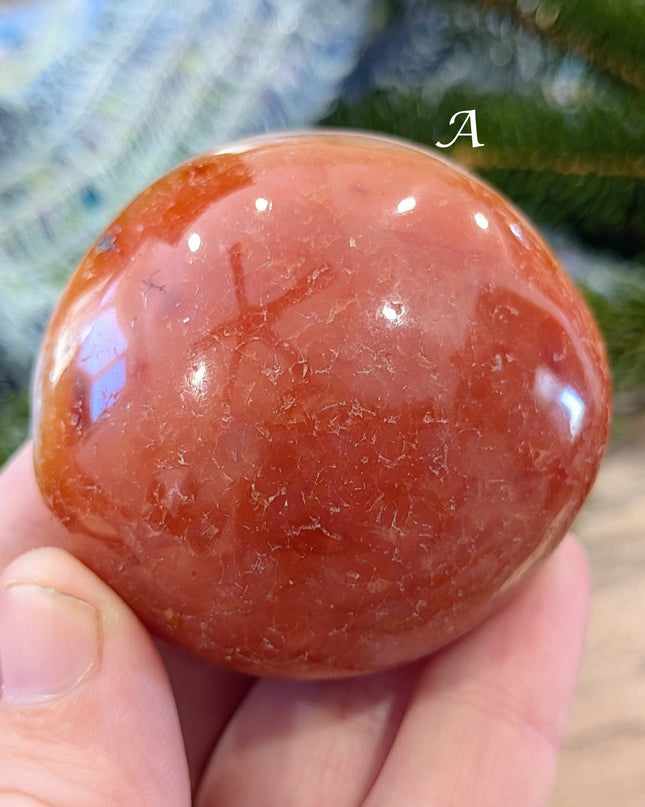 Orange Carnelian Tumbled Stones - Variant A