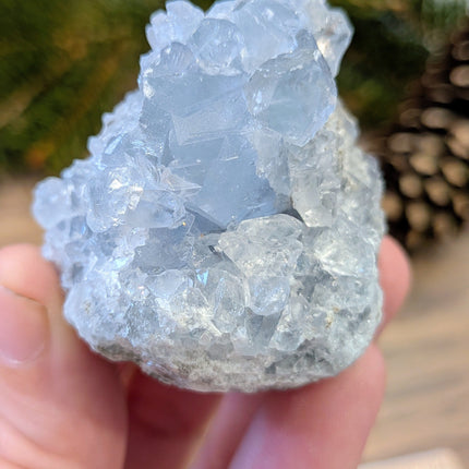 Blue Celestite Clusters - Variant A