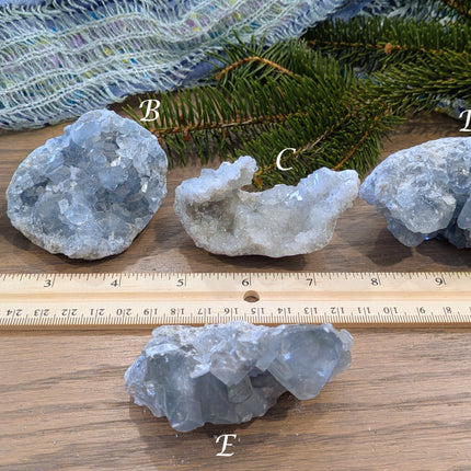 Blue Celestite Geodes