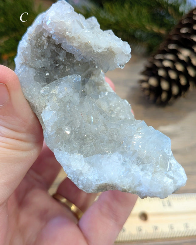 Blue Celestite Geodes - Variant C