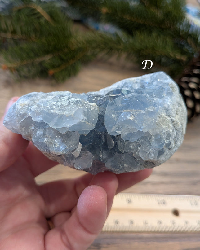 Blue Celestite Geodes - Variant D