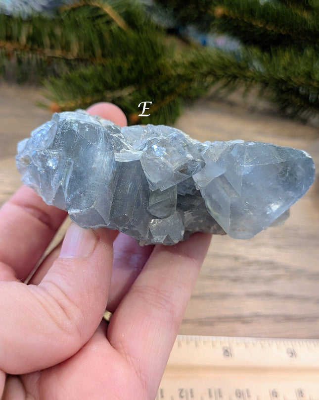 Blue Celestite Geodes - Variant E