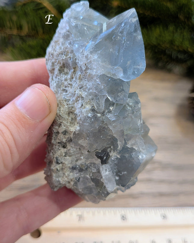 Blue Celestite Geodes - Variant E