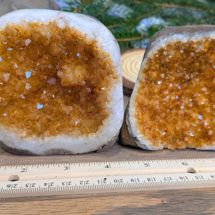 Yellow Citrine Geodes