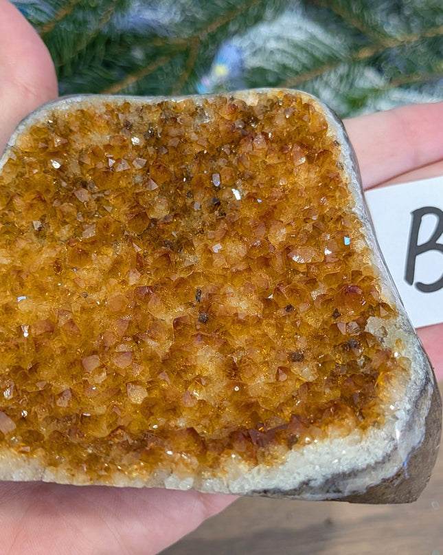 Yellow Citrine Geodes - Variant B