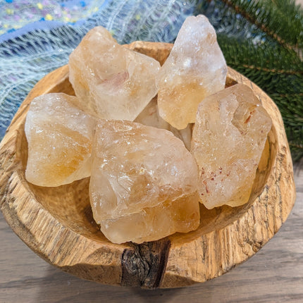 Yellow Citrine Rough Stones