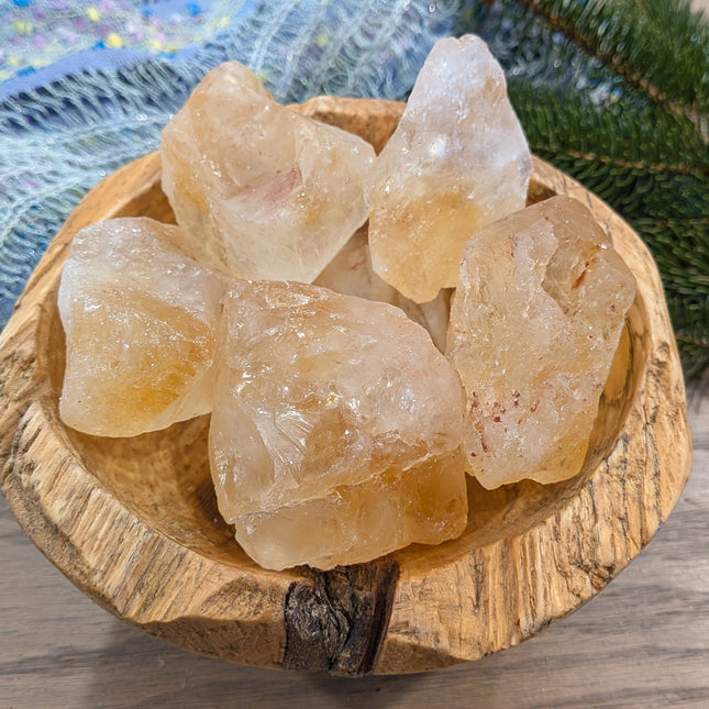 Yellow Citrine Rough Stones