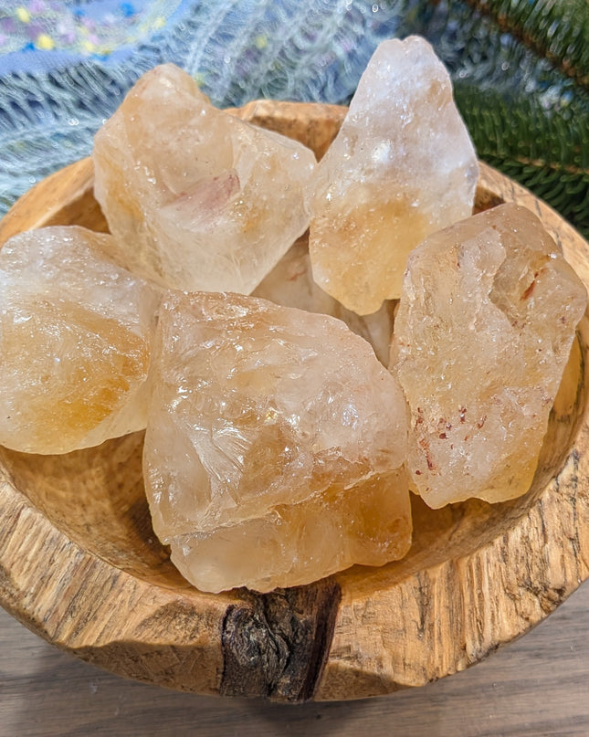 Yellow Citrine Rough Stones