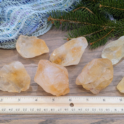 Yellow Citrine Rough Stones
