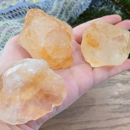 Yellow Citrine Rough Stones
