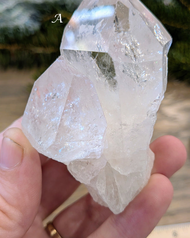 Clear, White Clear Quartz Clusters - Variant A