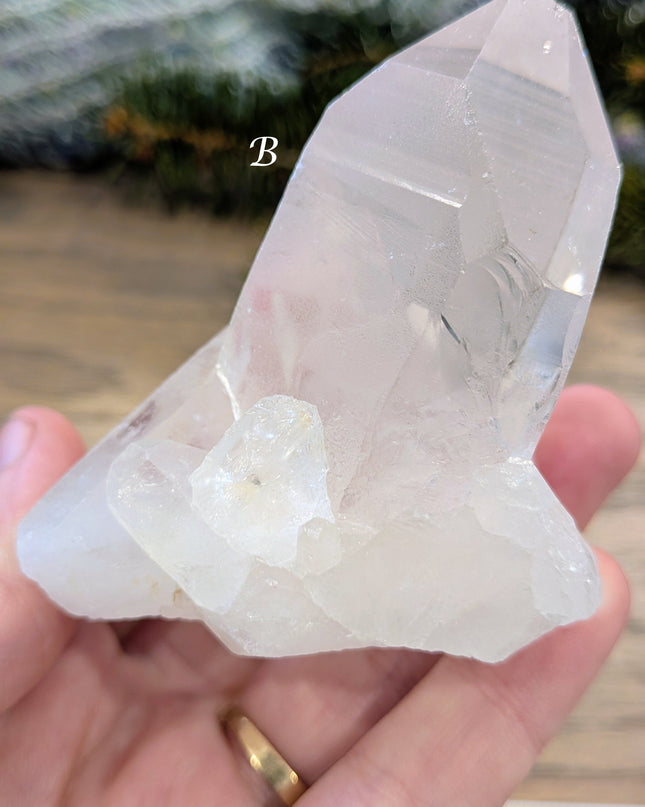 Clear, White Clear Quartz Clusters - Variant B