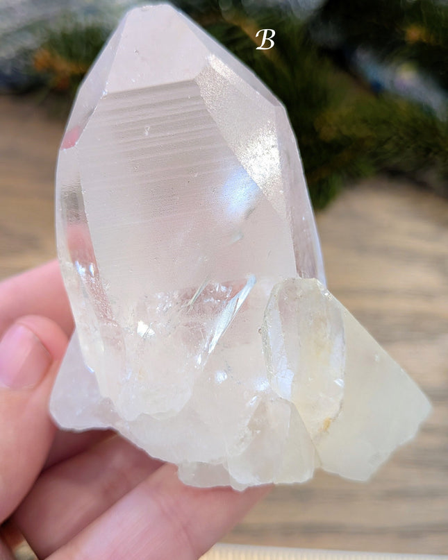 Clear, White Clear Quartz Clusters - Variant B