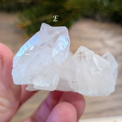 Clear, White Clear Quartz Clusters - Variant E