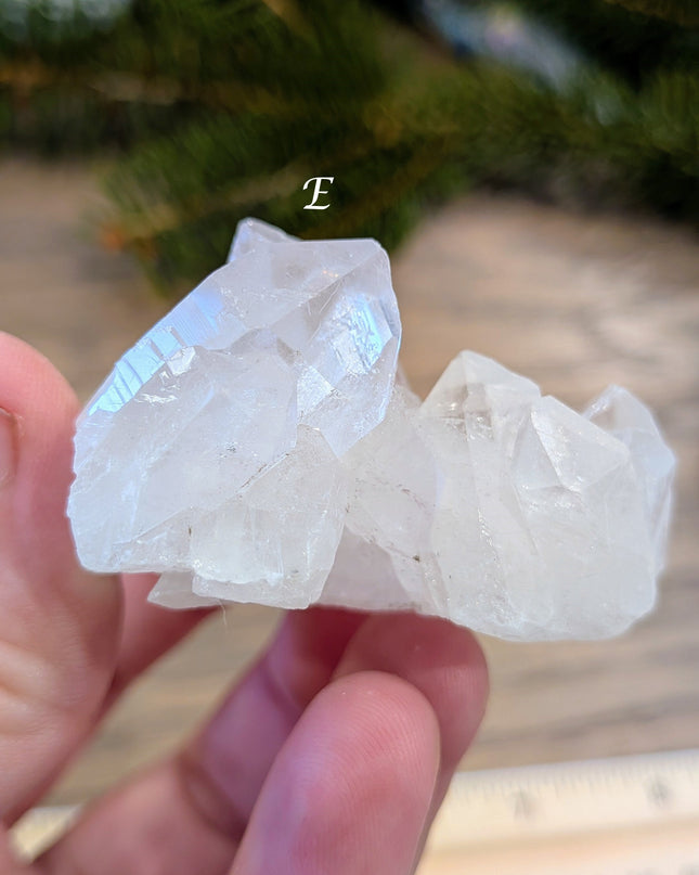 Clear, White Clear Quartz Clusters - Variant E