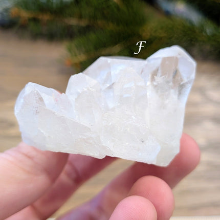 Clear, White Clear Quartz Clusters - Variant F