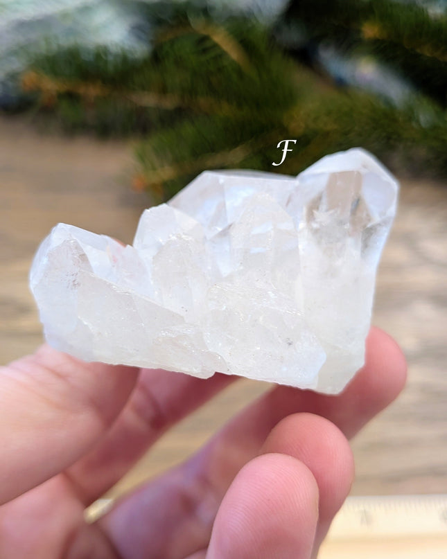 Clear, White Clear Quartz Clusters - Variant F