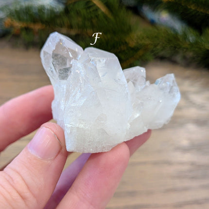 Clear, White Clear Quartz Clusters - Variant F