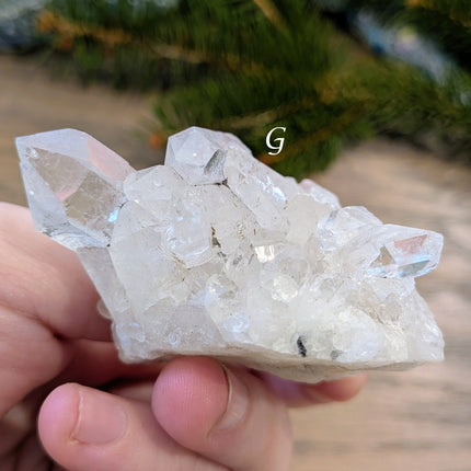 Clear, White Clear Quartz Clusters - Variant G