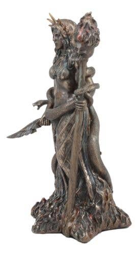 Hecate Bronze Statue