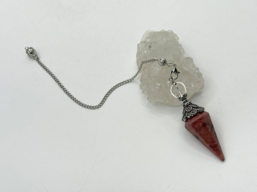 Rhodonite Pendulum