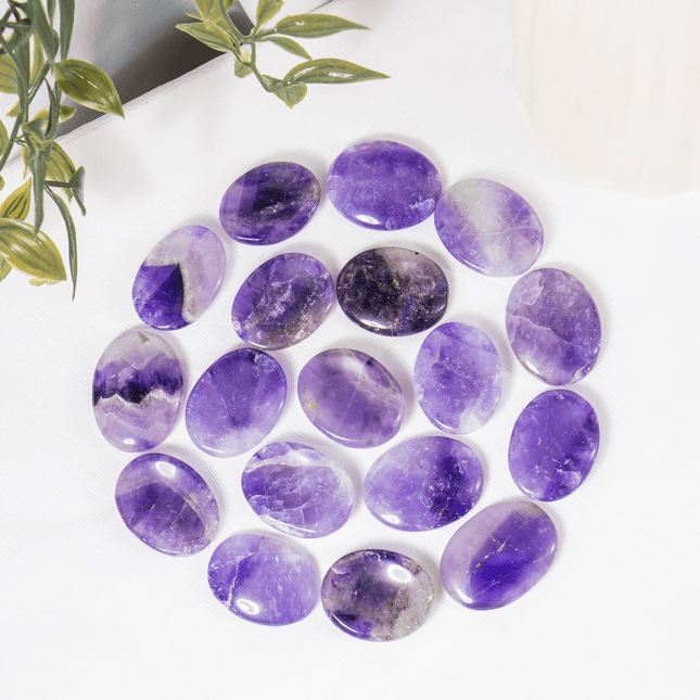 Amethyst Worry Stone