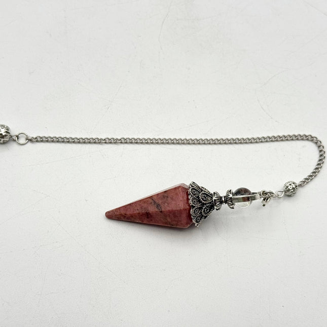 Rhodonite Pendulum