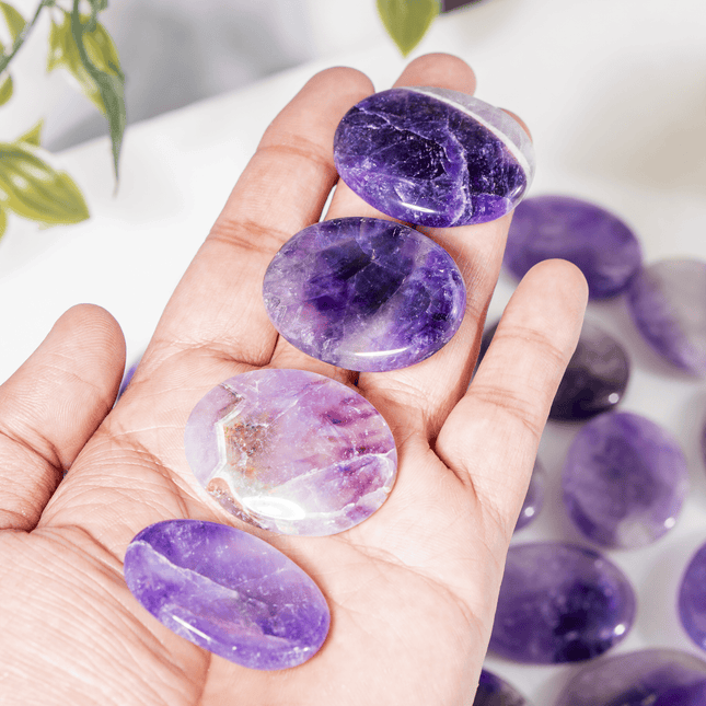 Amethyst Worry Stone