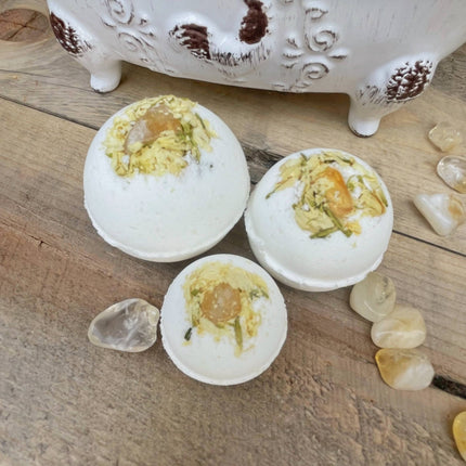 Citrine & Jasmine Bath Bombs