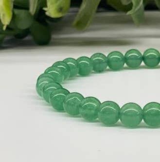 Jade Stretchable Bracelet 6mm