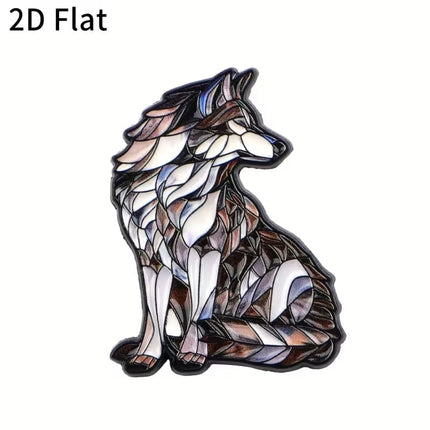 Enamel Pin, Wolf