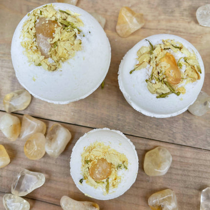 Citrine & Jasmine Bath Bombs