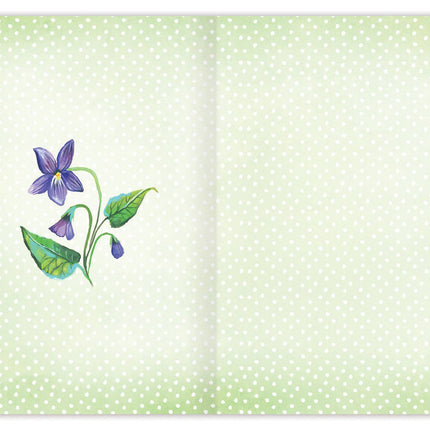 Thank You So Much Lavender Moonflowers Card