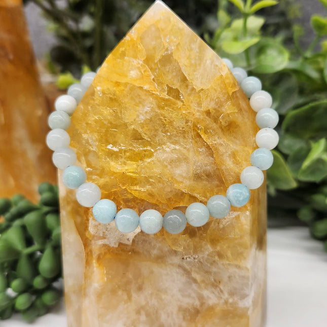 Caribbean Calcite Stretchable Bracelet 6mm