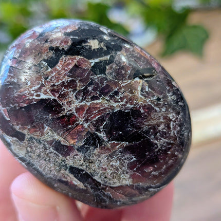 Red Garnet Palm Stones - Variant E