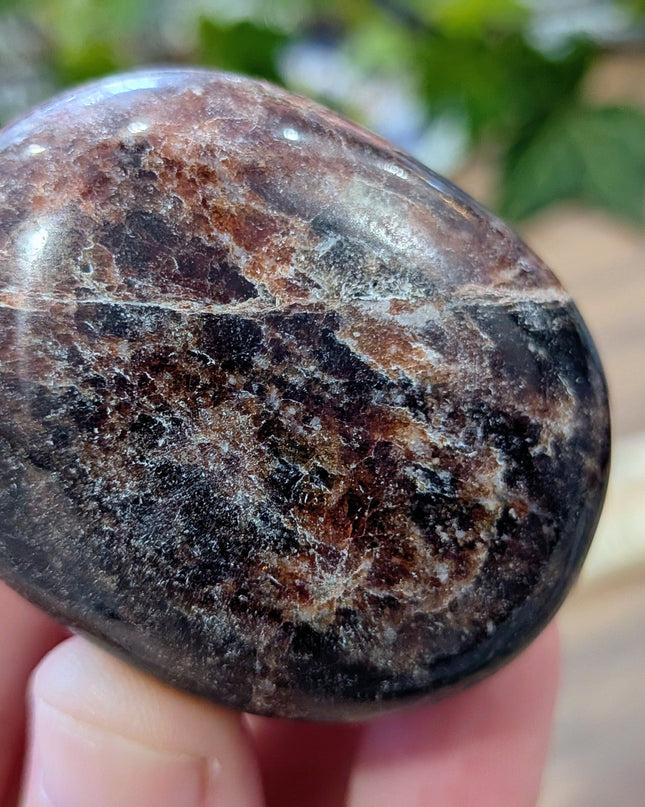 Red Garnet Palm Stones - Variant F