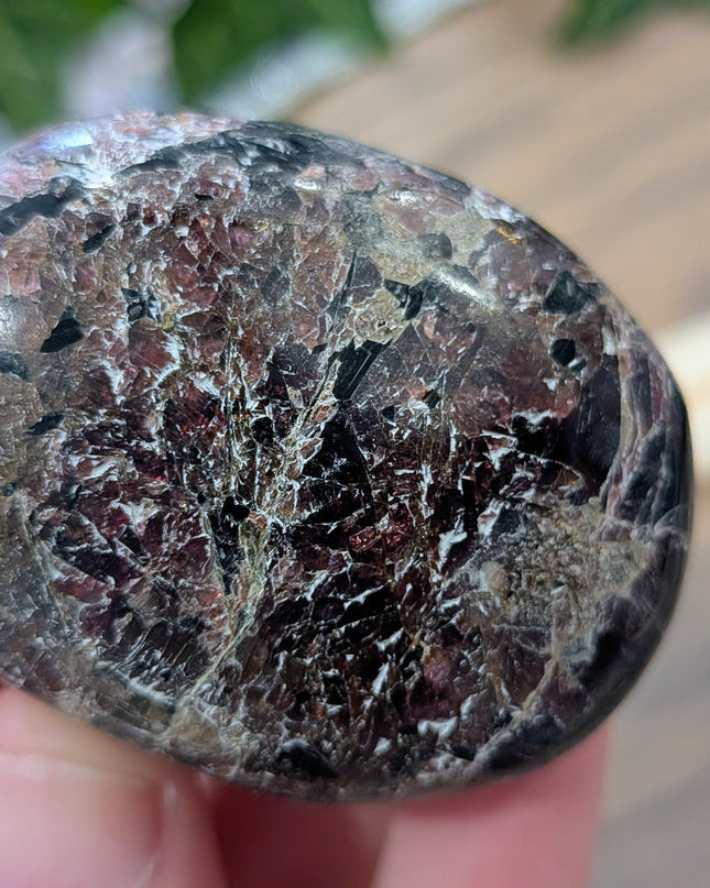 Red Garnet Palm Stones - Variant I