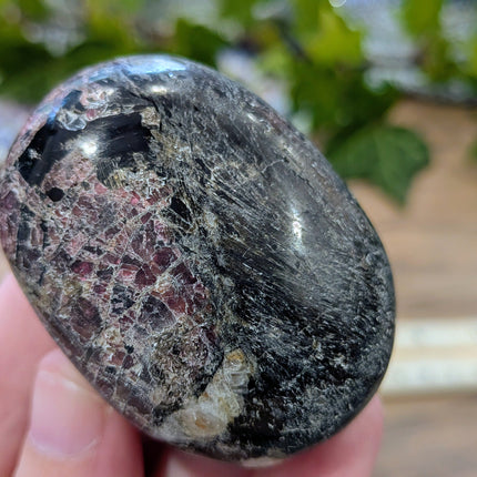 Red Garnet Palm Stones - Variant J