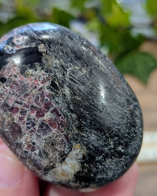 Red Garnet Palm Stones - Variant J