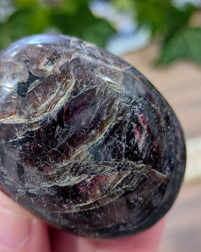 Red Garnet Palm Stones - Variant K