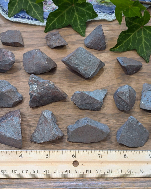 Grey Hematite Rough Stones