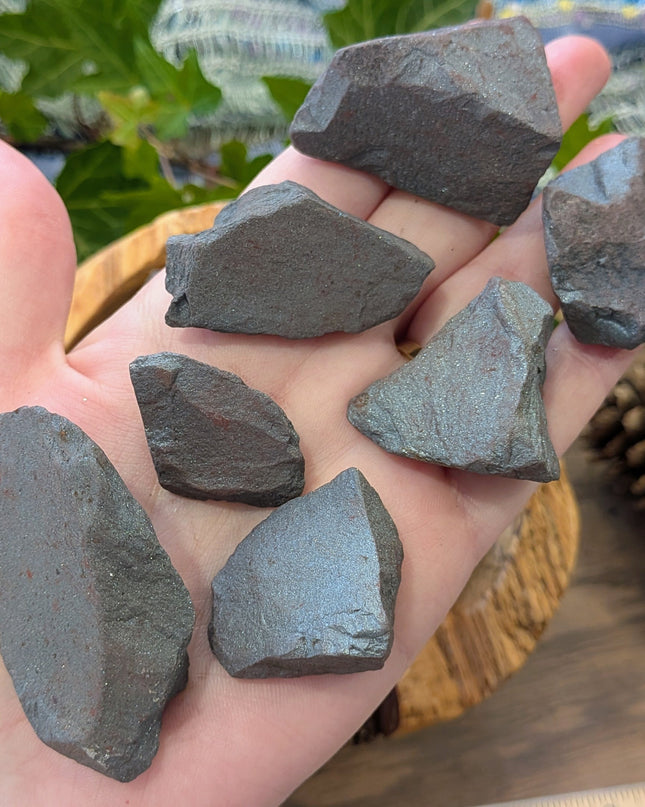 Grey Hematite Rough Stones