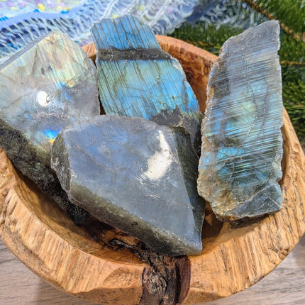 Blue, Green Labradorite Slabs 