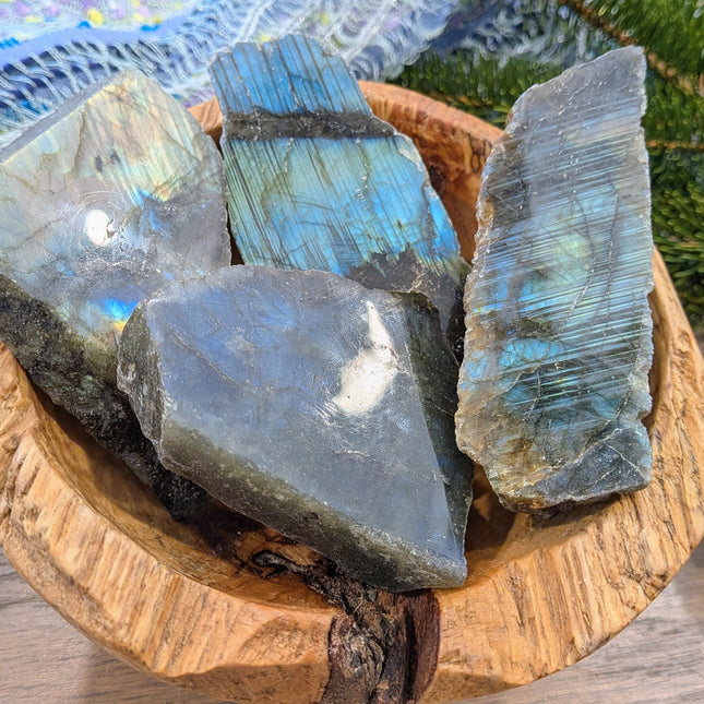 Blue, Green Labradorite Slabs 