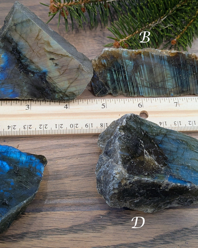 Blue, Green Labradorite Slabs 