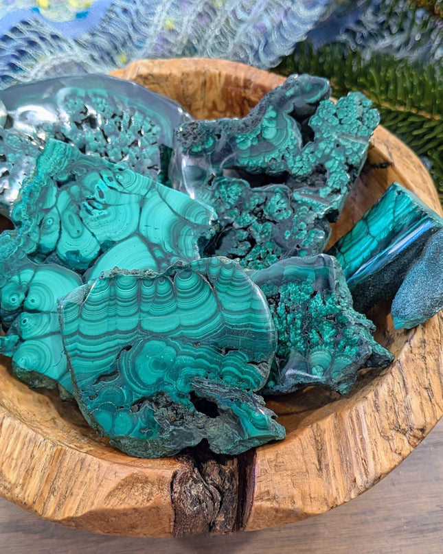 Green Malachite Slabs