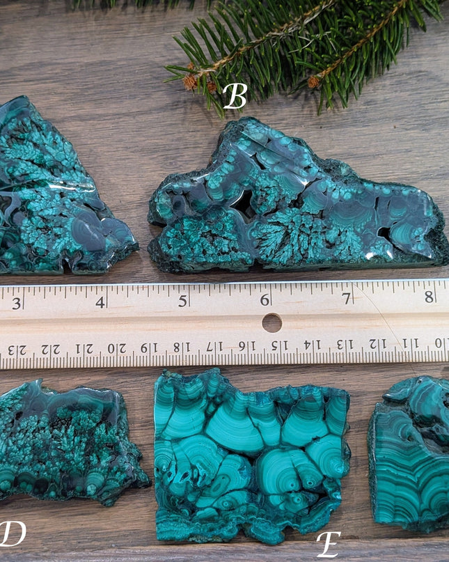Green Malachite Slabs