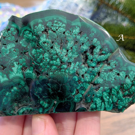 Green Malachite Slabs - Variant A