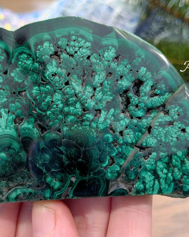 Green Malachite Slabs - Variant A